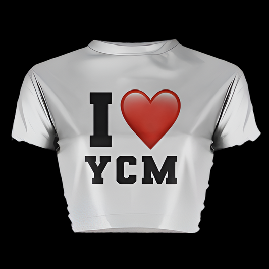 I ❤️ YCM CROP TOP